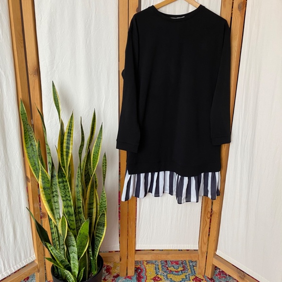 NWT Asos shift dress with striped fringe - Picture 2 of 6